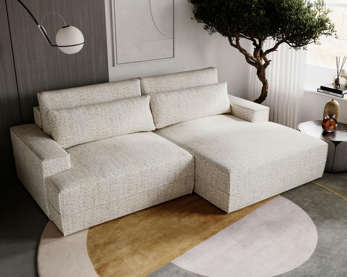 Fresh Beige S: 272x156 cm - Beige/Schwarz, Design, Textil (272/156cm) - Livetastic