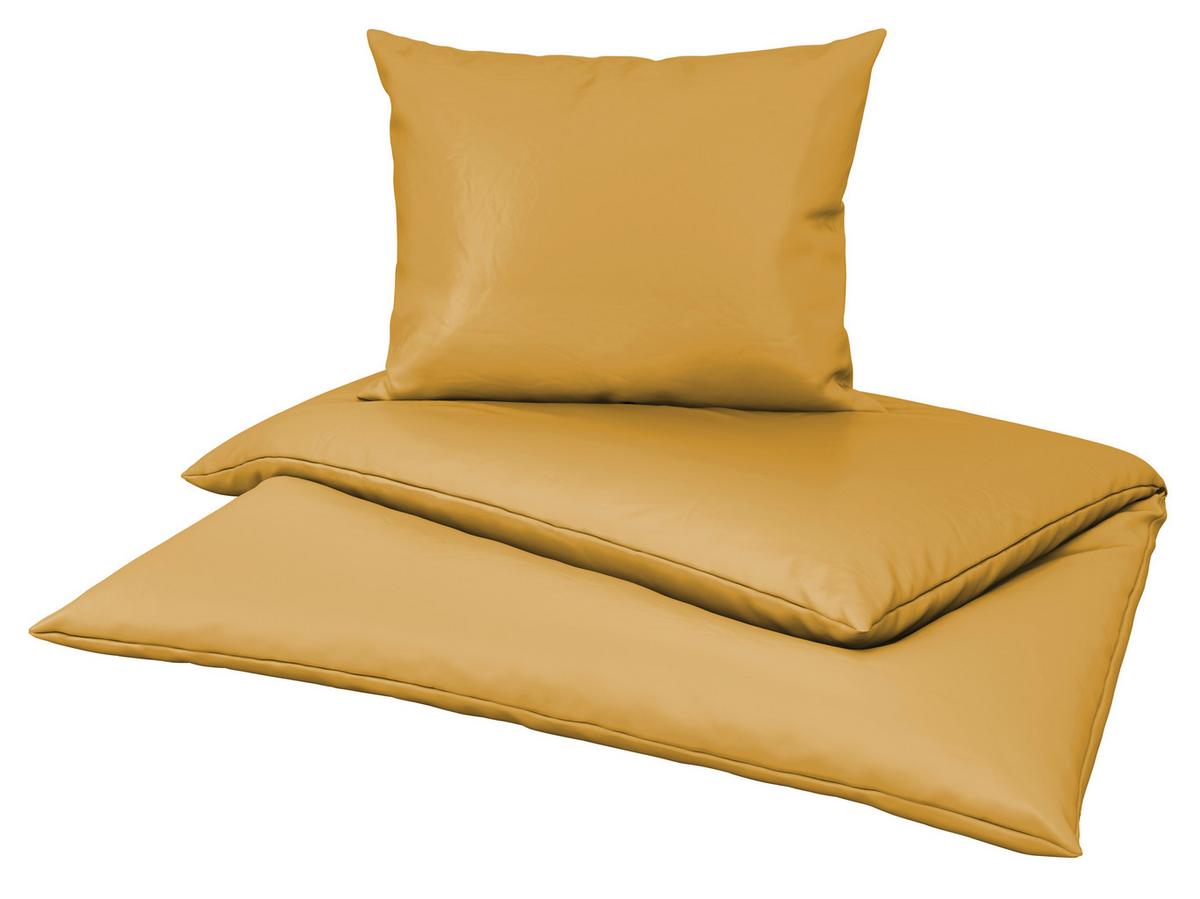 Ágyneműhuzat-garnitúra Lydia - méz, Modern, textil - Luca Bessoni