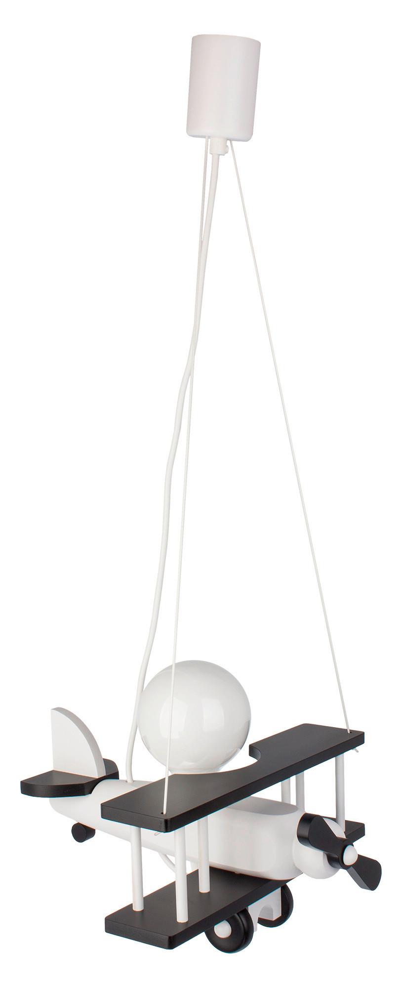 Kinderhängeleuchte Flugzeug H: 75 Cm 1-Flammig