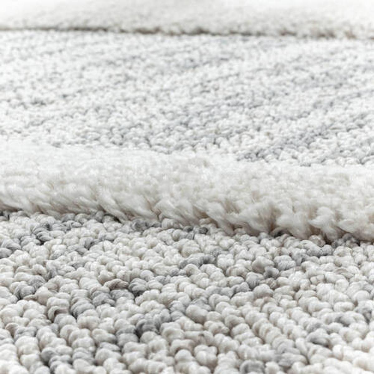 Webteppich Grau Pisa 200x290 cm - Grau, KONVENTIONELL, Textil (200/290cm)