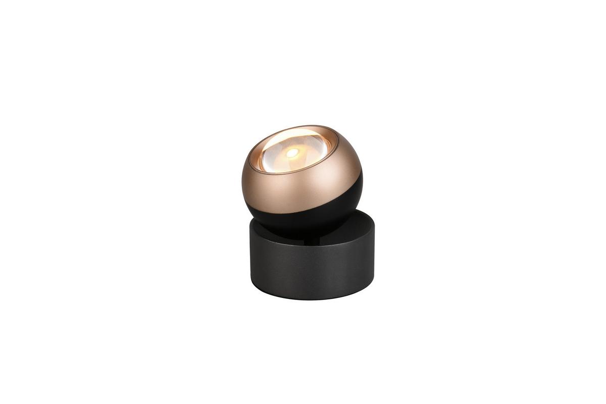LED-Tischleuchte 544410132 Orbit - Schwarz/Braun, Basics, Metall (10/14cm) - Trio Leuchten