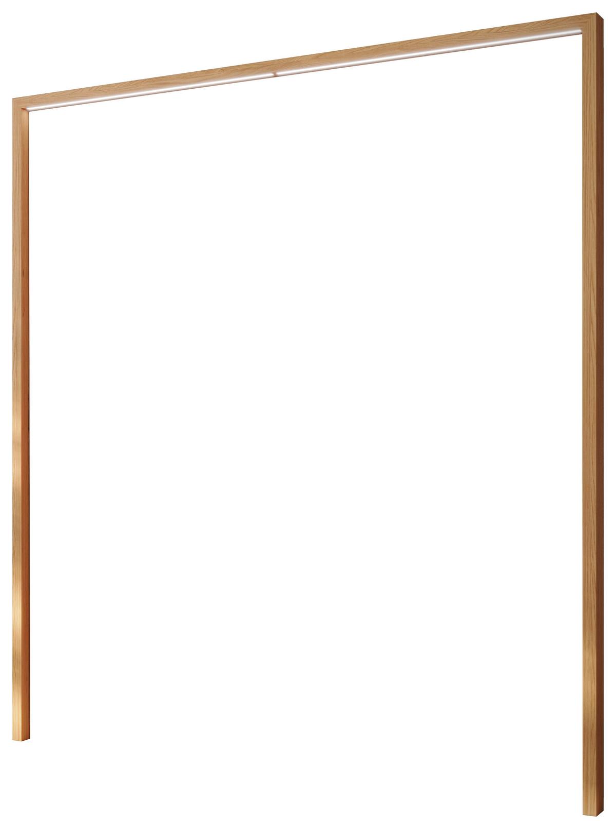 Passepartoutrahmen Emilia, Eichefarben B: 210 cm - Eichefarben, MODERN, Holz (210/4/10cm) - MID.YOU