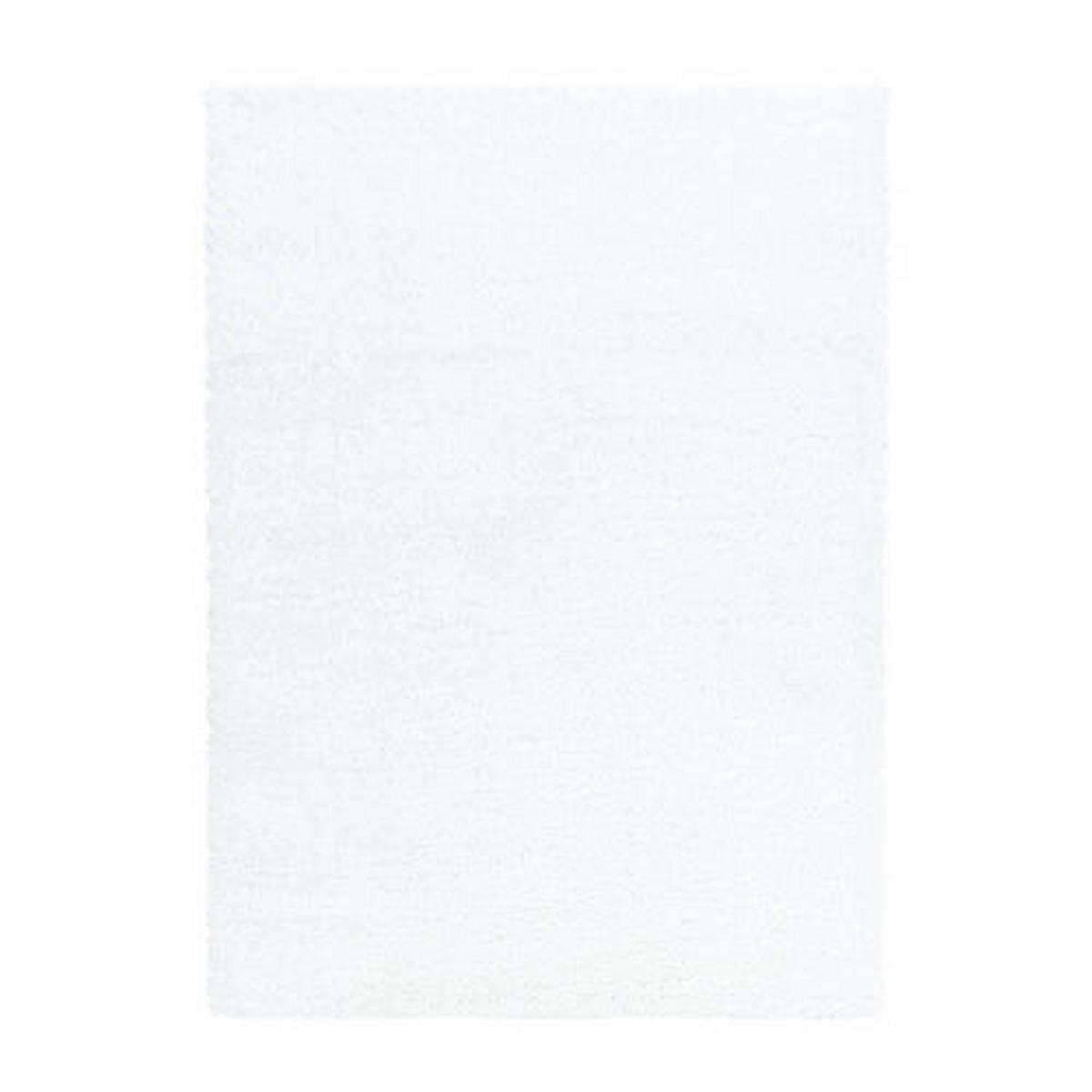 Teppich Läufer Weiß Brilliant 80x250 cm - Weiß, Basics, Textil (80/250cm)