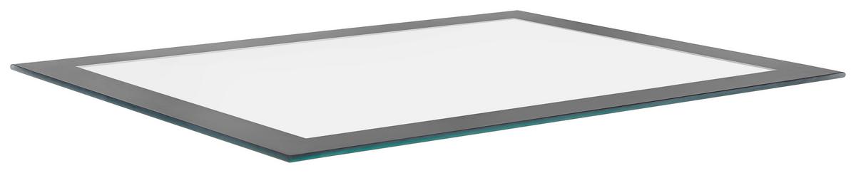 Einlegeboden für Schrankserie Unit 42,3x55cm Sicherheitsglas - Transparent, MODERN, Glas (42,3/0,5/55cm) - Ondega