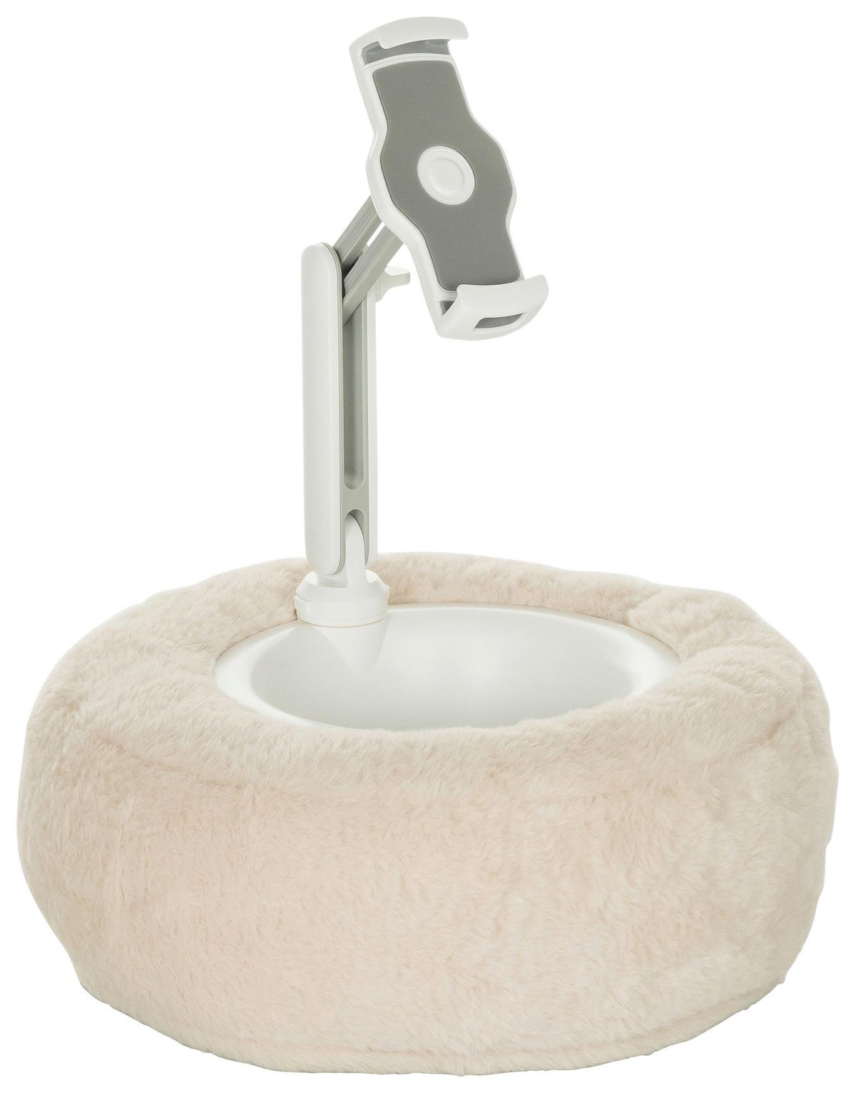 Tablethalterung Comfilap Ii - Beige/Weiß, Basics, Kunststoff/Textil (30/30-36/30cm) - MID.YOU