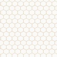 Vliestapete 5673543 - Goldfarben/Weiß, Basics, Papier/Kunststoff (52/1000cm)