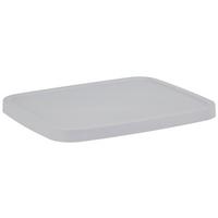 Boxdeckel Diamond Kunststoff 22x27 cm Hellgrau - Grau, Basics, Kunststoff (22/27cm) - Luca Bessoni