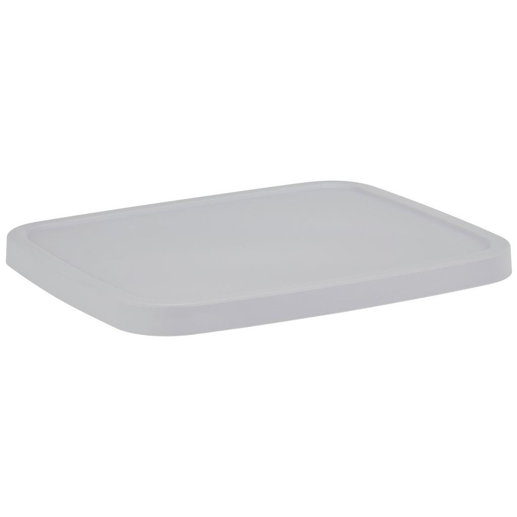 Boxdeckel Diamond Kunststoff 22x27 Cm Hellgrau