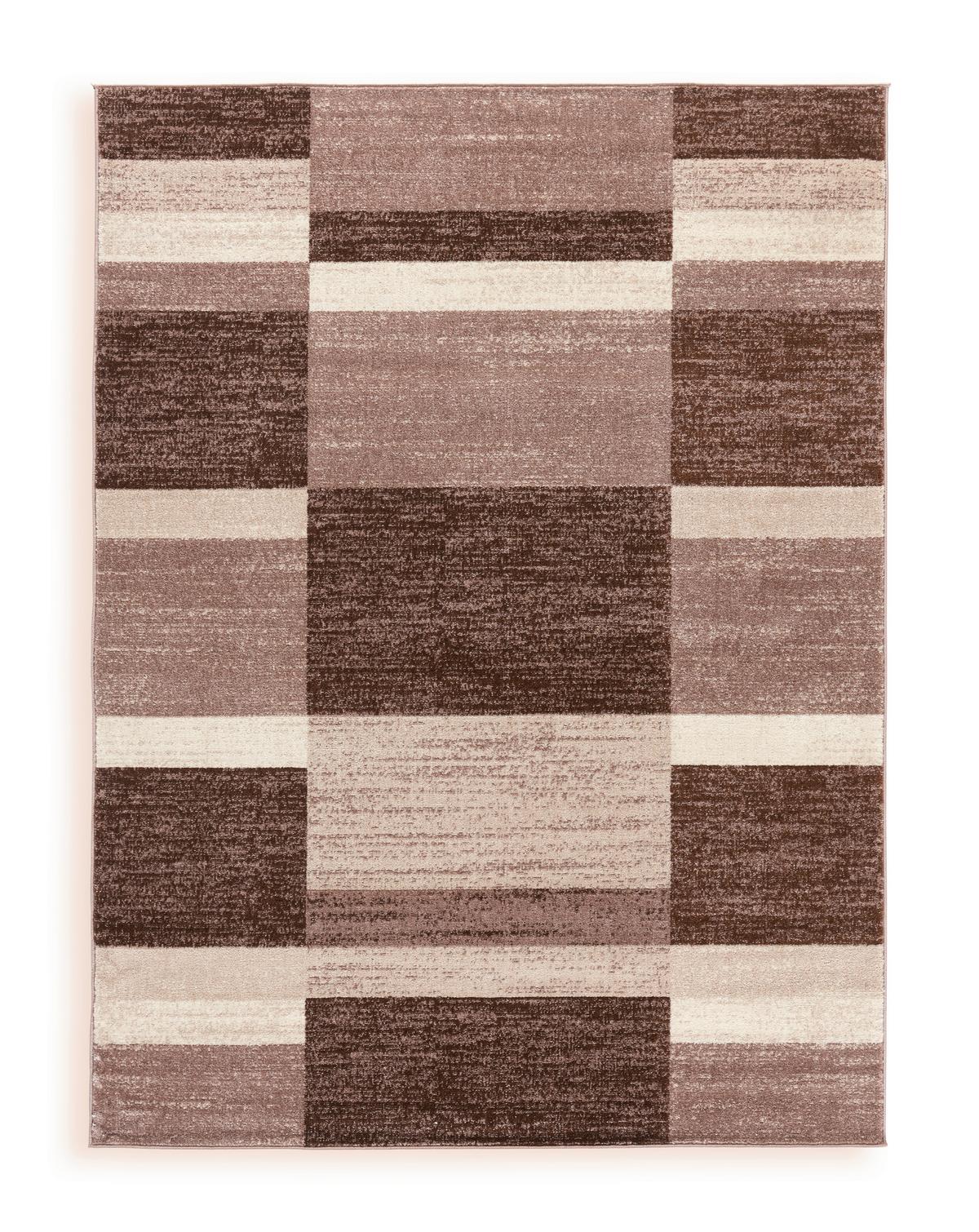 Webteppich Braun Sophia 160x220 cm - Beige, Design, Textil (160/220cm) - James Wood