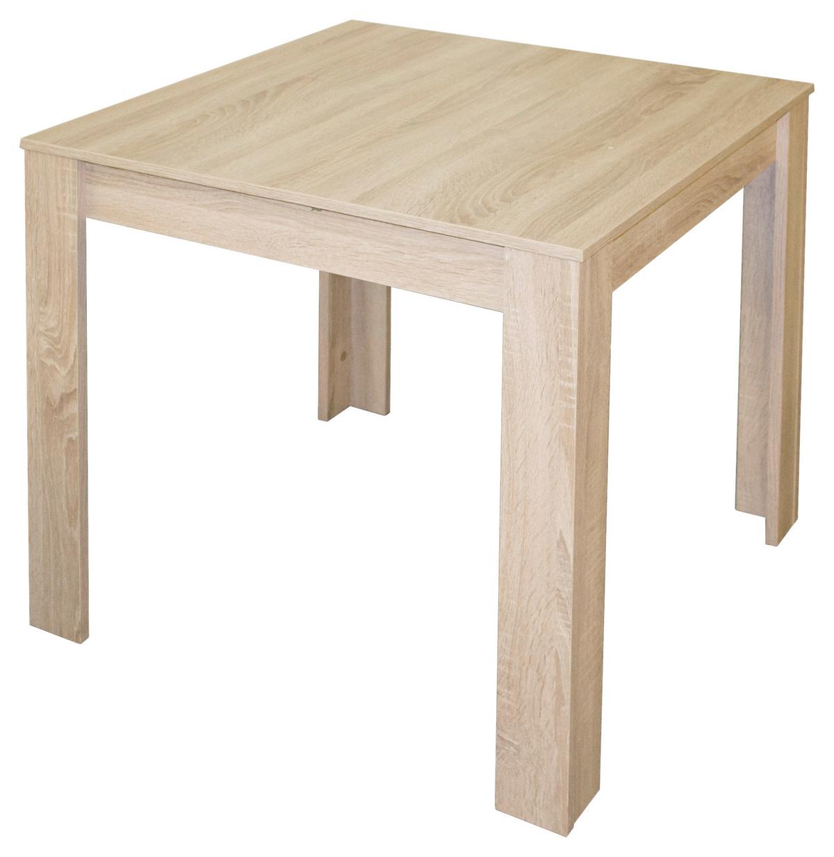 Esstisch Sonoma Eiche B: 80 Cm - Sonoma Eiche, MODERN, Holzwerkstoff (80/75/80cm) - Livetastic