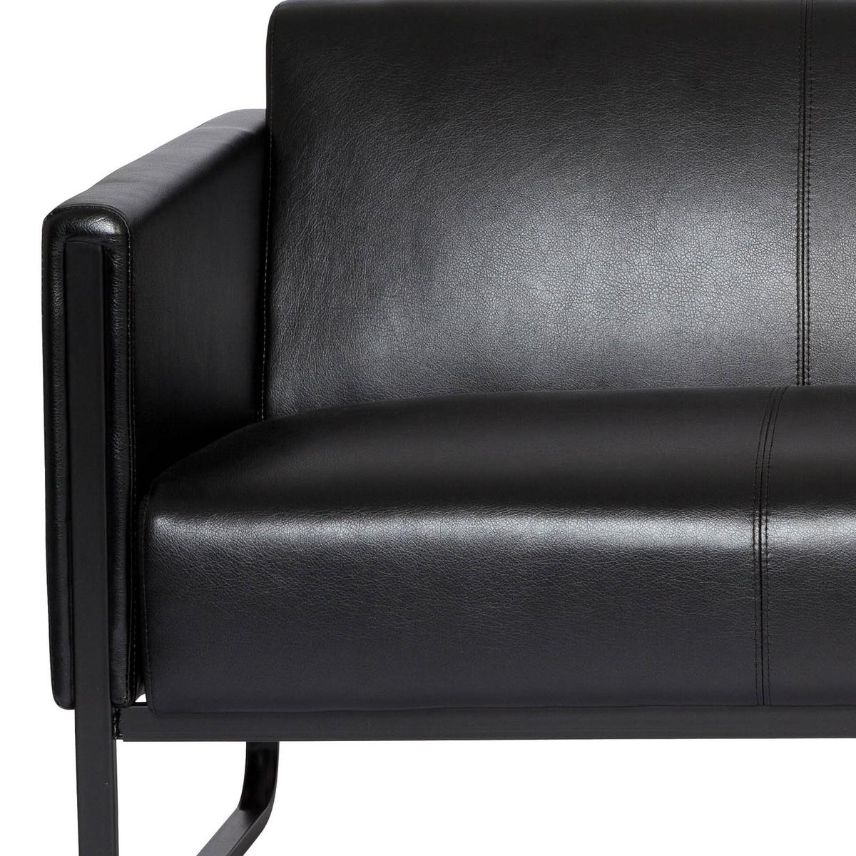 3-sitzer-sofa Bali Black Schwarz - Schwarz, MODERN, Textil (159/78/71cm) - MID.YOU