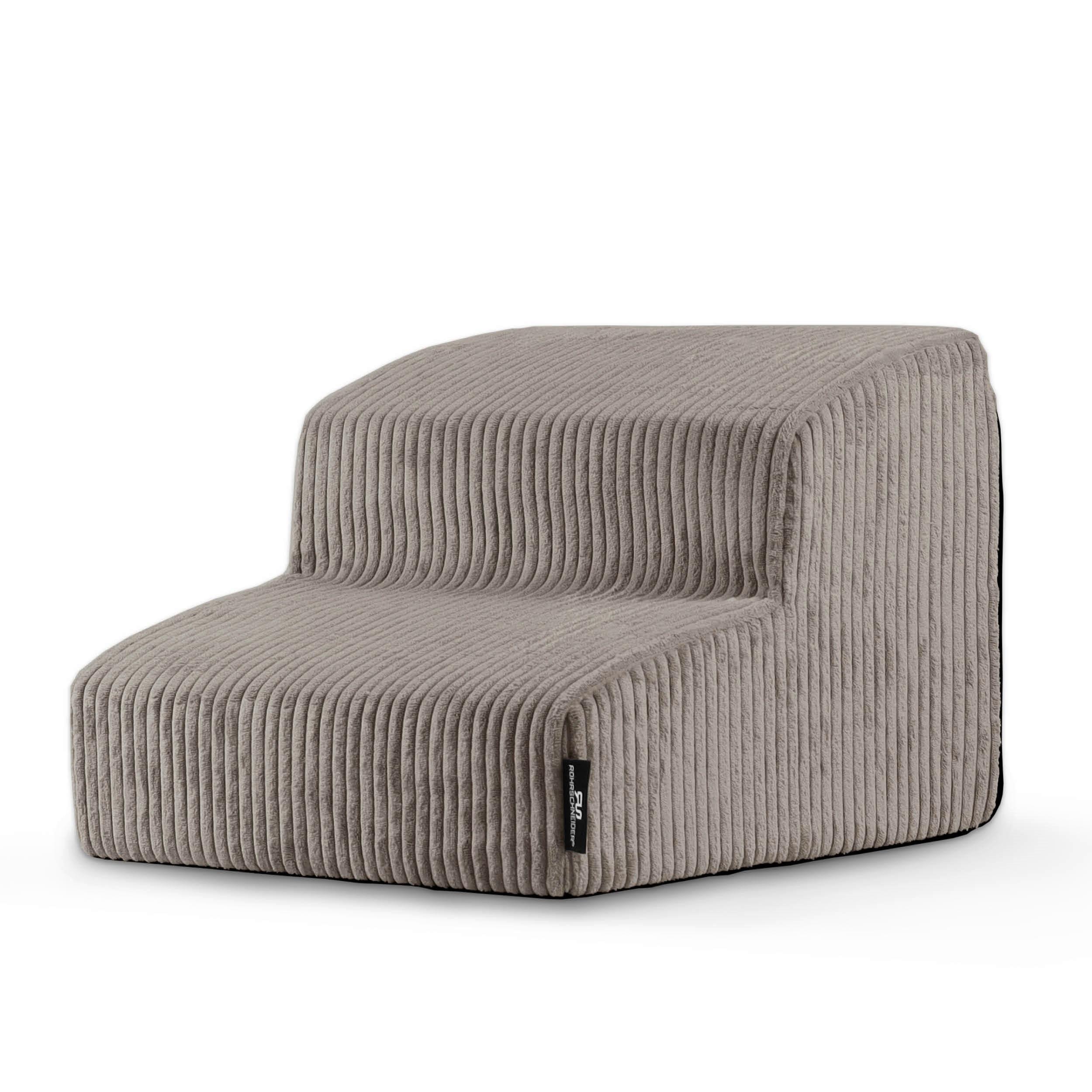 TIERTREPPE HUNDETREPPE TAUPE - Taupe, Basics, Kunststoff/Textil (39/41/30cm)