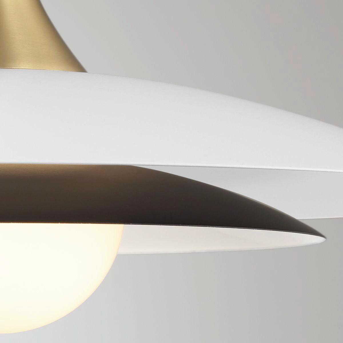 Led Függeszték Qn-Welsh-P-Wht - fehér, Konventionell, üveg/fém (46/75cm) - Elstead Lighting