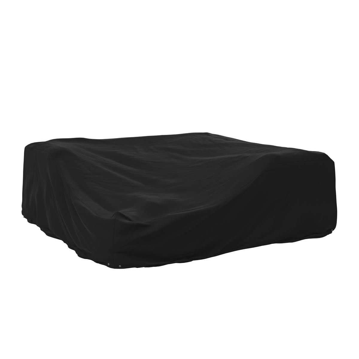 TERASOVÁ SEDACIA SÚPRAVA ELEA - antracitová/tmavosivá, Modern, kov/textil (234/74/77cm) - Bessagi Garden