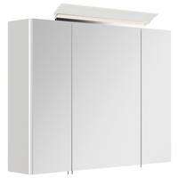 ZRCADLOVÁ SKŘÍŇKA SPIEGELSCHRANK 80 CM - vysoce lesklá bílá, Moderní, kompozitní dřevo/sklo (80/62/17cm) - MID.YOU