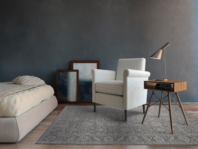 Webteppich Grau Denver 160 X 230 Cm - Dunkelgrau/Hellgrau, Design, Textil (160/230cm) - Musterring