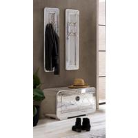 GARDEROBE Dielen Silberfarben B: 85cm - Silberfarben, Design, Holz/Holzwerkstoff (85/155/40cm) - MID.YOU