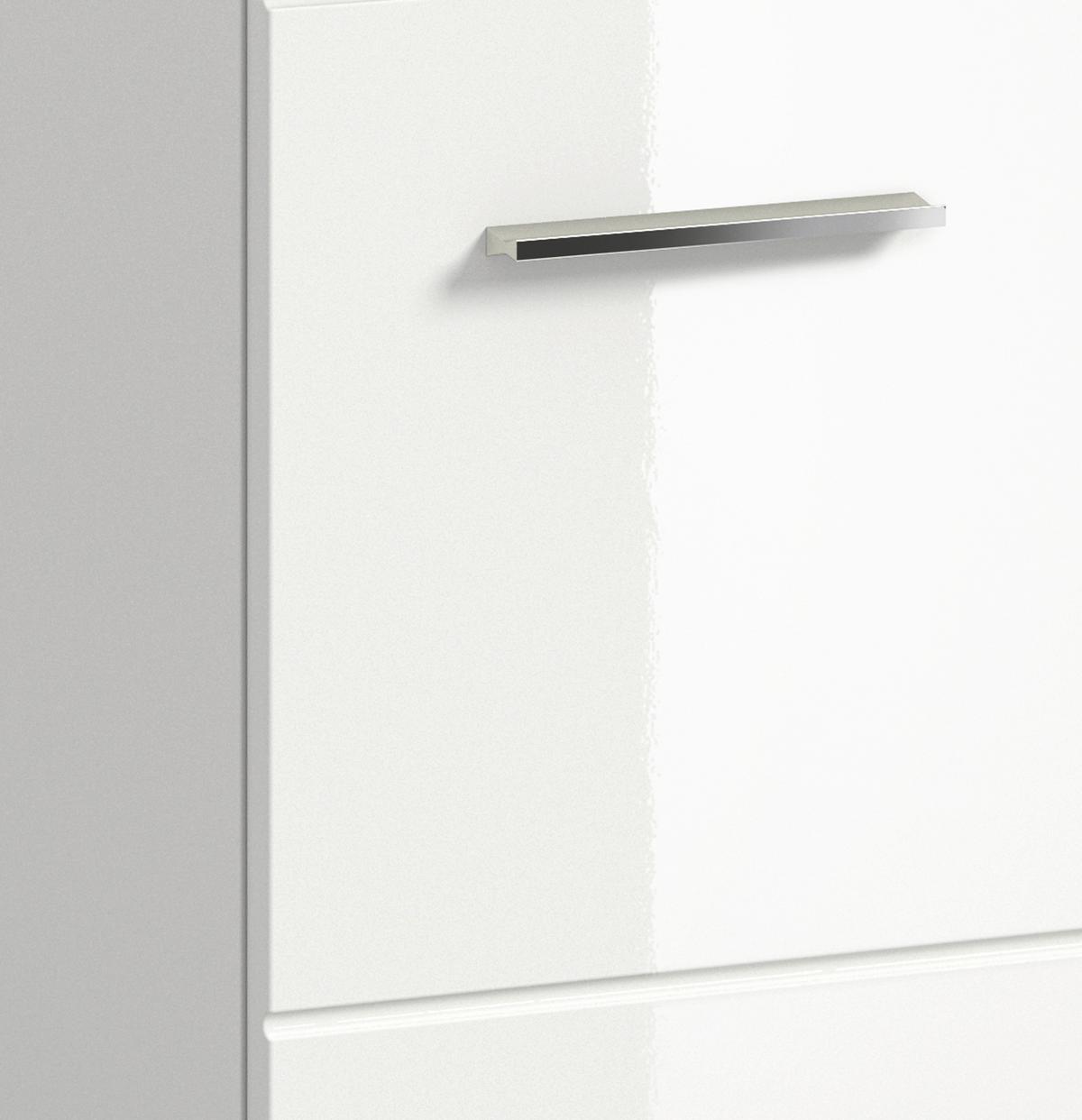 Hochschrank Ice Weiß/weiß Hg B: 30 Cm - Weiß Hochglanz/Weiß, MODERN, Holzwerkstoff (30/185/30cm) - MID.YOU