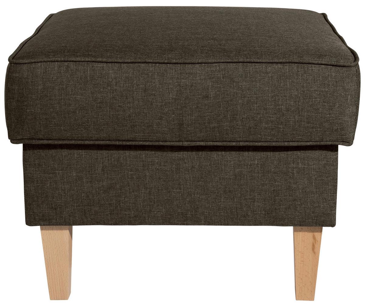 Hocker Lorris - Buchefarben/Sahara, Design, Textil (53/45/53cm) - Max Winzer