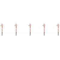 Led-dekoleuchte Santa, 5stk Pack - Rot/Schwarz, Basics, Kunststoff (42cm) - James Wood