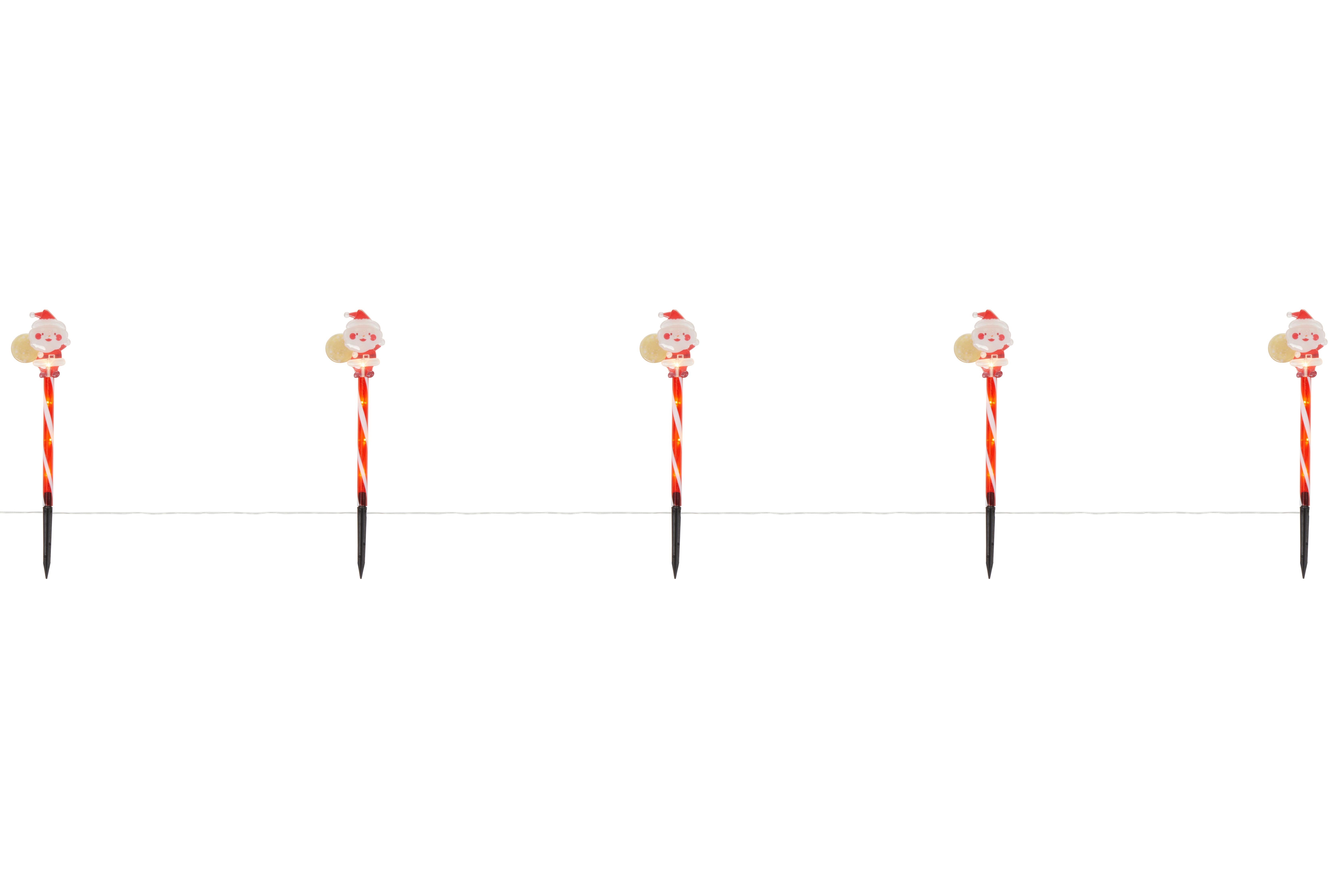 Led-dekoleuchte Santa, 5stk Pack