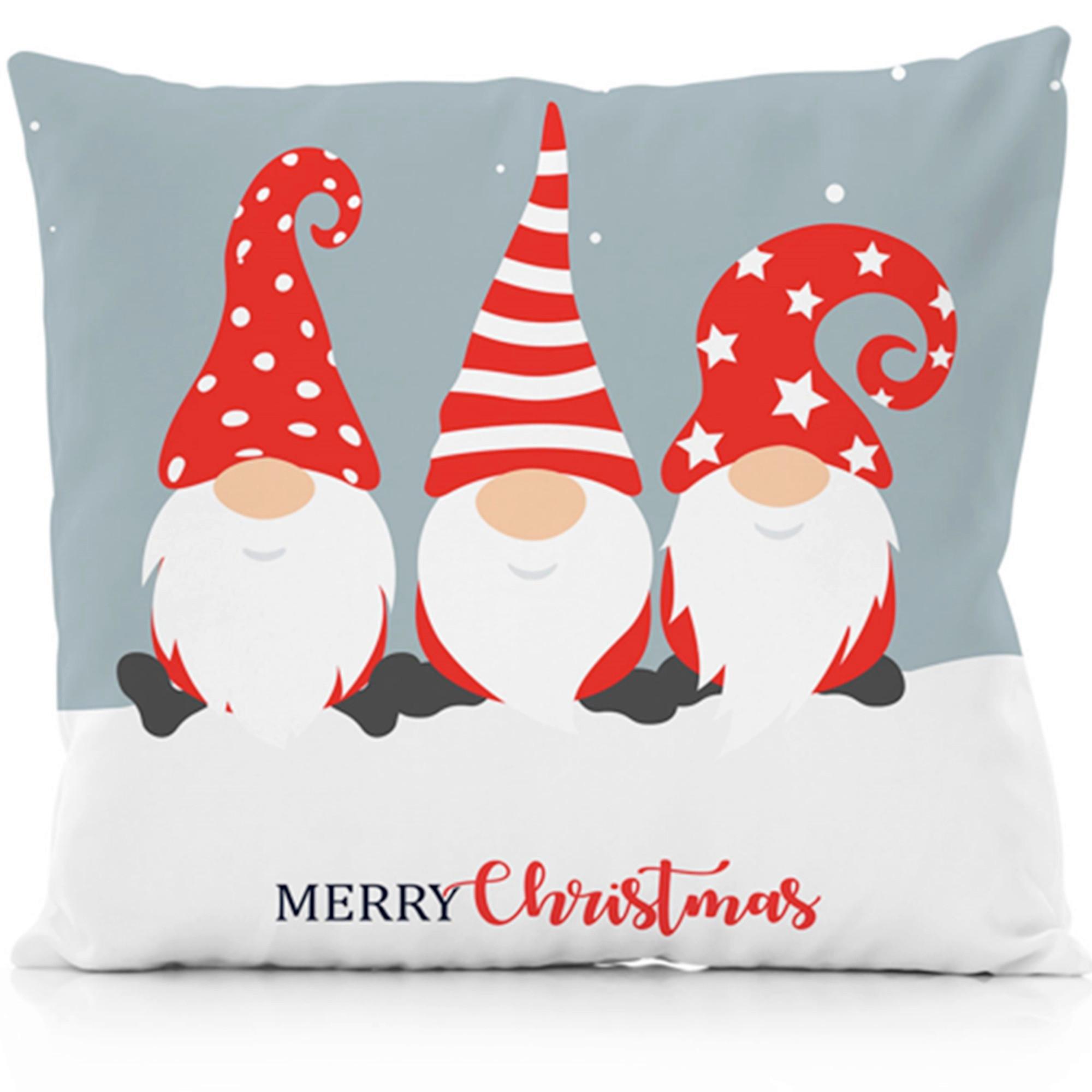 Díszpárnahuzat Merry Christmas Kb. 45/45cm - piros/fehér, textil (45/45cm)
