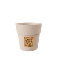 Műanyag Kaspó Ethica - krém, Basics, műanyag (15cm)