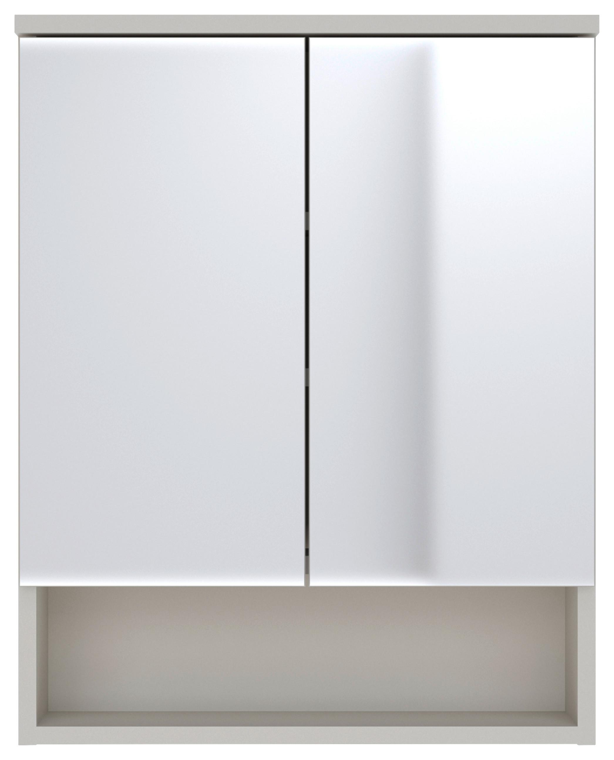BADEZIMMERSPIEGEL Empoli, Kaschmir B: 51 cm - Kaschmir, MODERN, Glas/Holzwerkstoff (51/64/16,3cm)