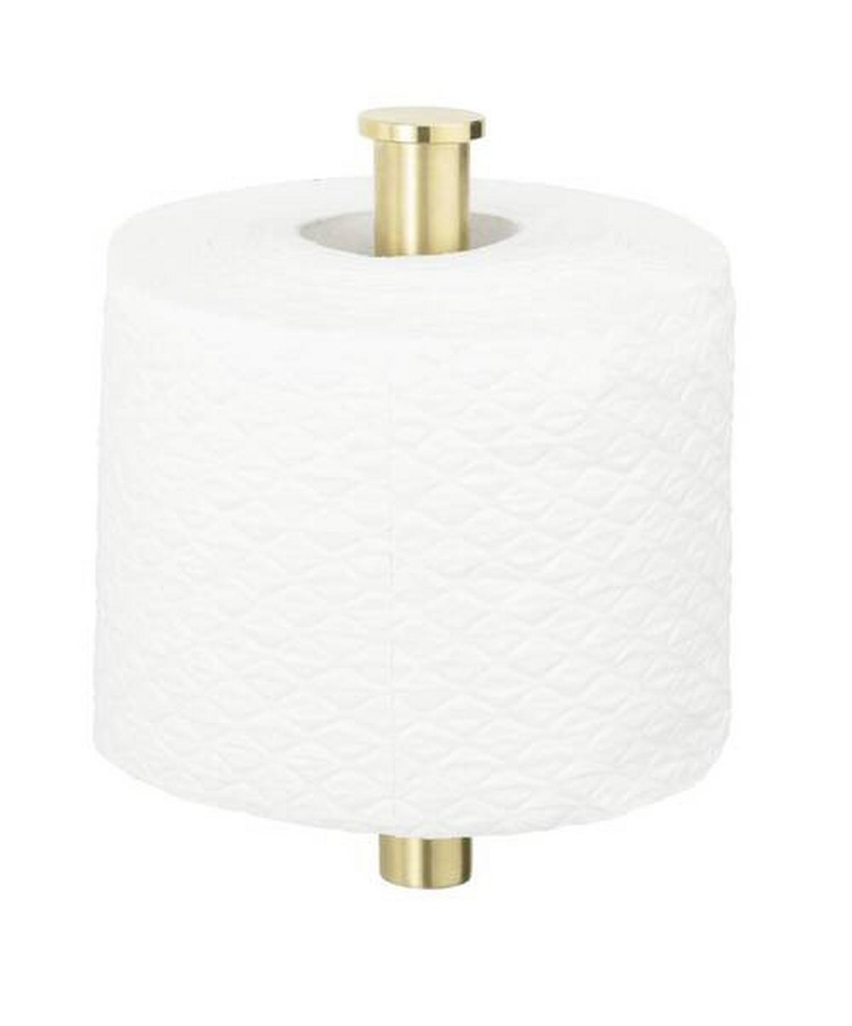 Držiak na toaletný papier TURBO-LOC -SB- - zlatá, Lifestyle, kov (16/4,5/7cm) - Mömax