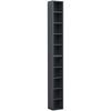CD-Regal Megosa Anthrazit B: 40 cm - Anthrazit, Design, Holzwerkstoff (40/94/17cm) - MID.YOU