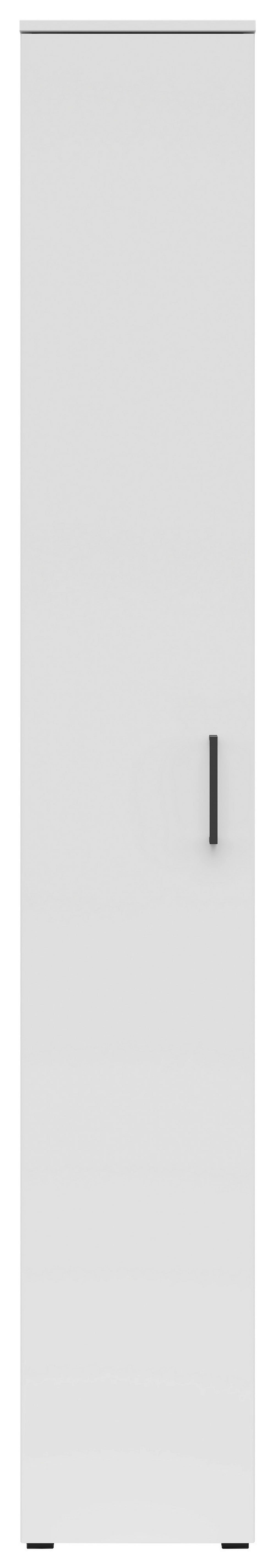 Skriňa MULTISTAURAUM š: 30cm - čierna/biela, Modern, kompozitné drevo/plast (30/195/40cm)