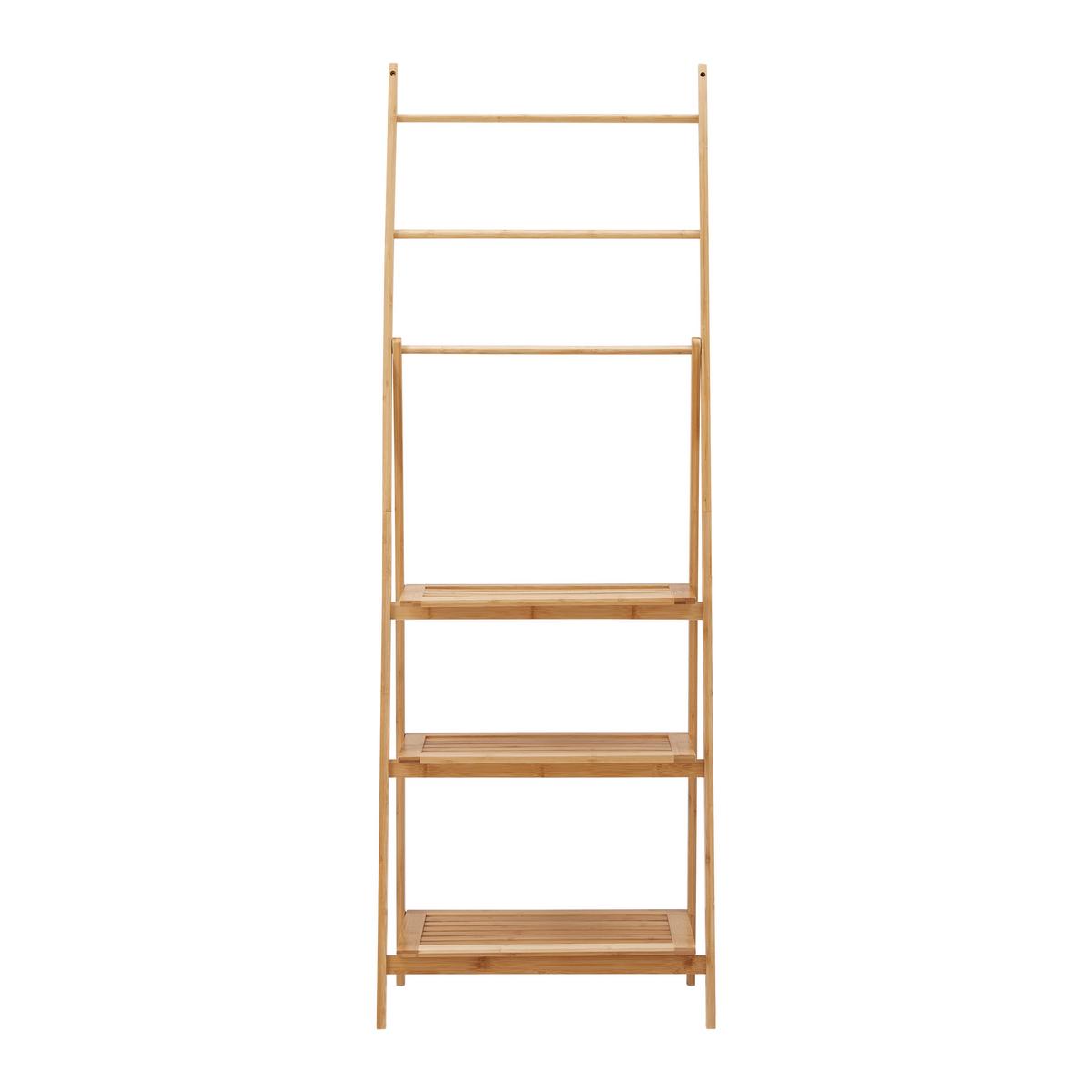 Držák na ručníky BONNY přirodní barvy - přírodní barvy, Moderní, přírodní materiály (53/153/31cm) - P & B