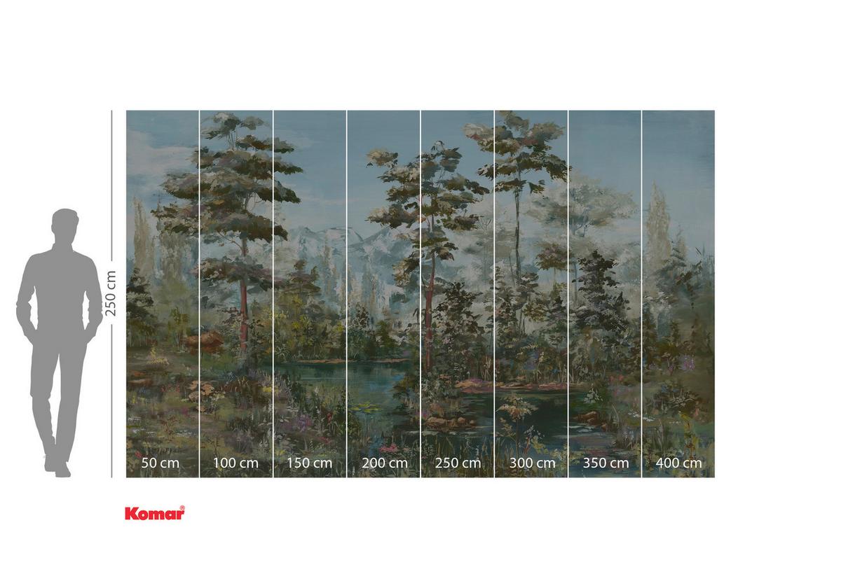 Vliestapete Harmonic Homeland - Multicolor, Basics (400/250cm) - Komar