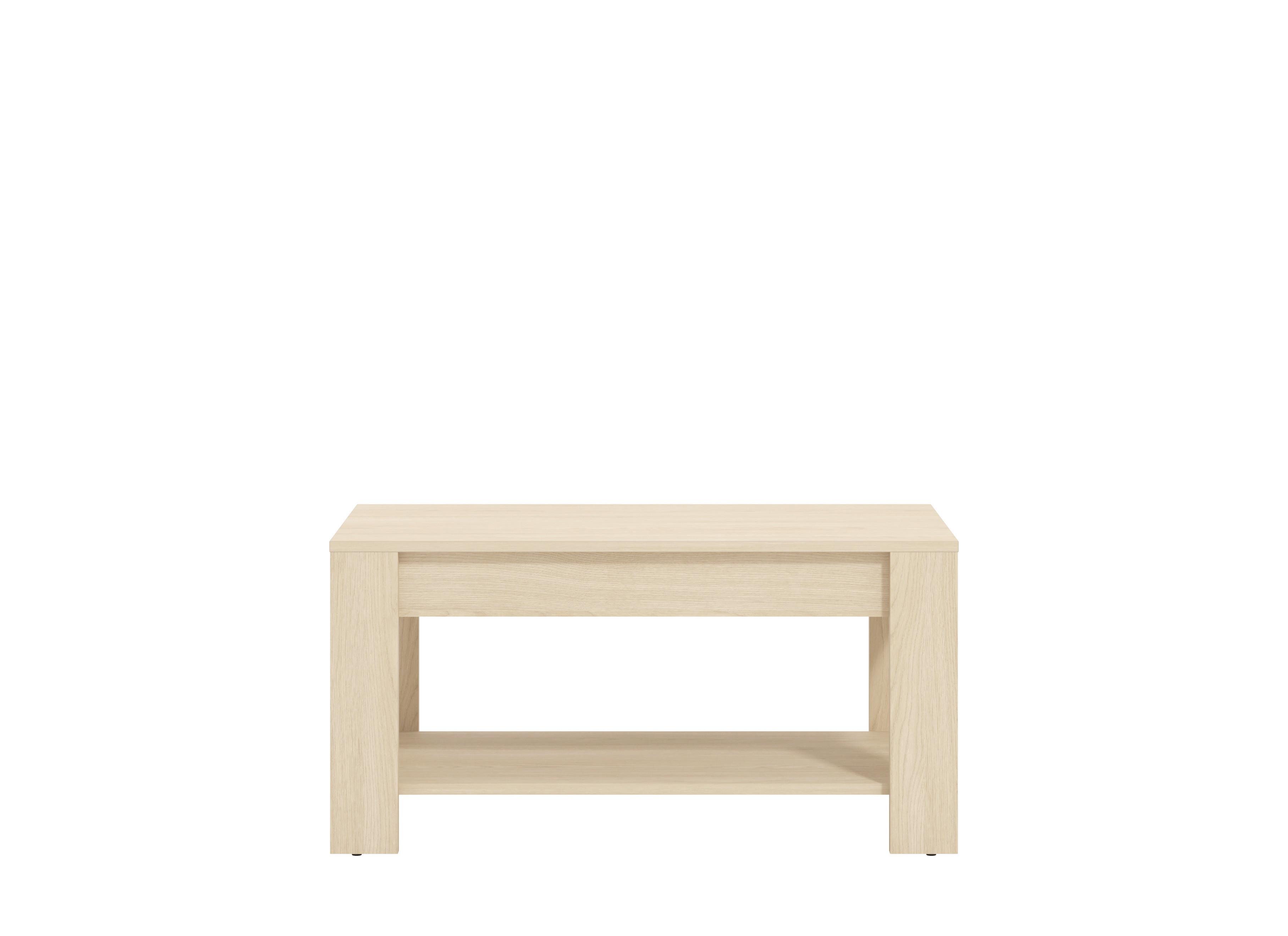 Dohányzóasztal Clent - tölgyfa színű, Modern, faalapú anyag (90/45,5/49,5cm)