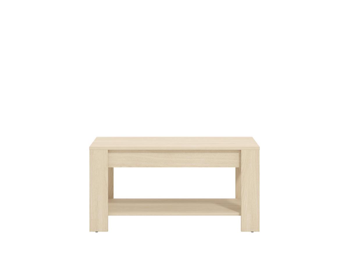 Dohányzóasztal Clent - tölgyfa színű, Modern, faalapú anyag (90/45,5/49,5cm)