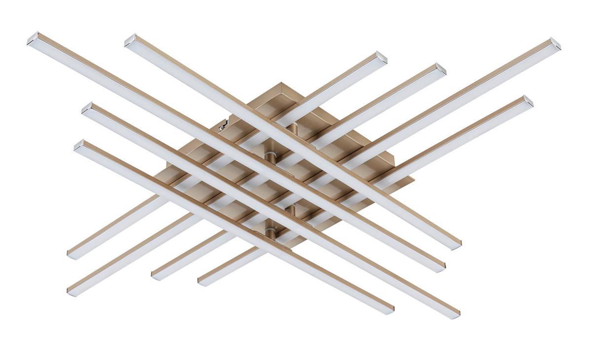 LED-Deckenleuchte Cristina - Cappuccino, Basics, Kunststoff/Metall (71/71/7cm) - Luca Bessoni