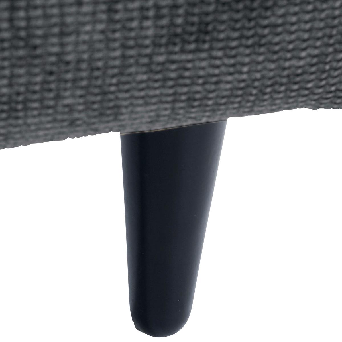 Sofaelement Fynn, Anthrazit B: 77 cm - Anthrazit/Schwarz, KONVENTIONELL, Textil (77/72/83cm) - MID.YOU