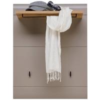 Garderobenpaneel Auris Eiche Dekor 70 cm 3 Haken - Eichefarben/Grau, MODERN (70/90/30cm) - Luca Bessoni