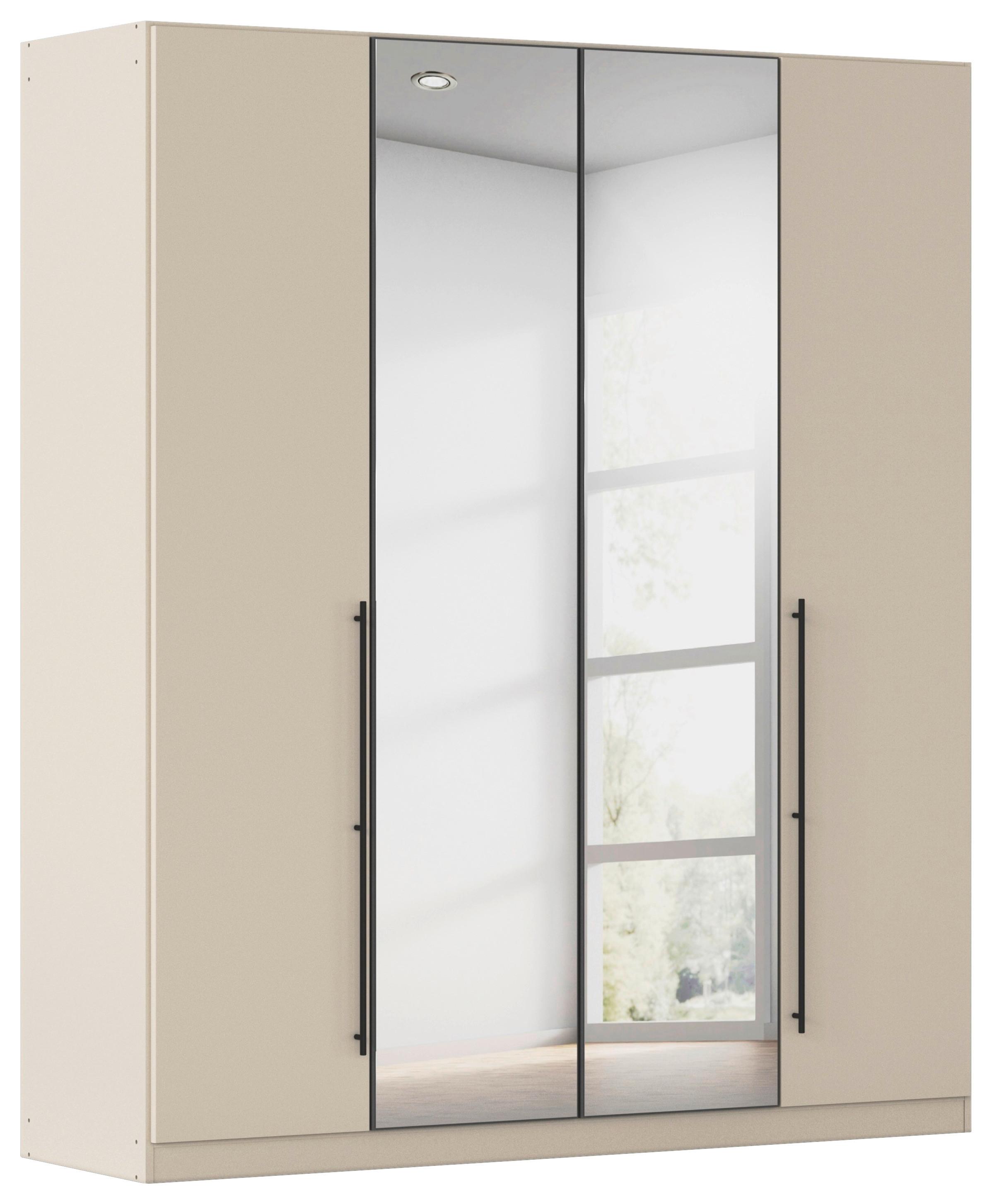 Kleiderschrank Safari mit Spg. Grau/Champagner B: 181cm