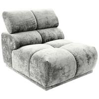 Sofaelement Chani Grau, B: 81 cm - Grau, MODERN, Textil (81/86/113cm) - MID.YOU