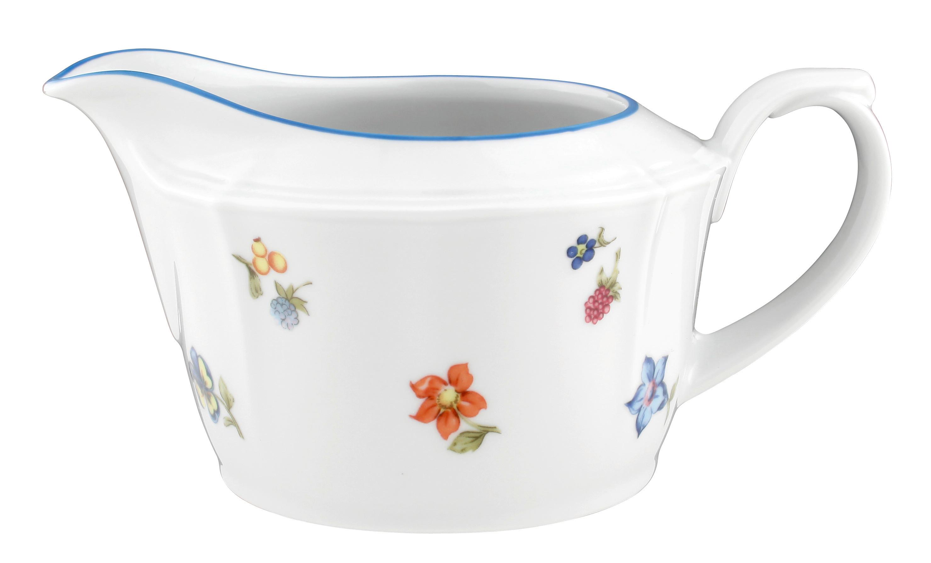 Saucierce Porzellan Sonate 550 ml m. Blumendekor