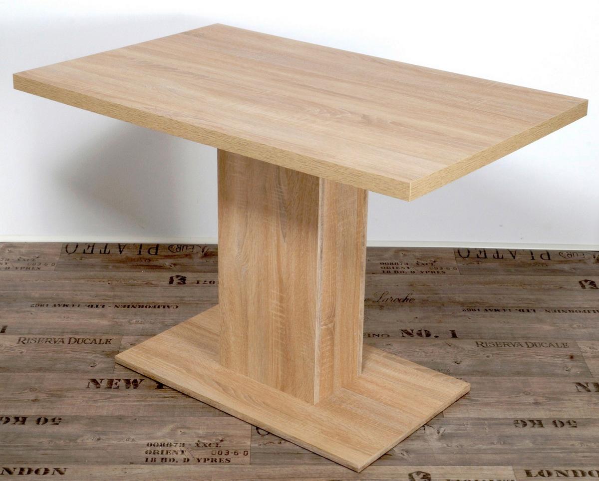 Esstisch Olli Eiche L: 110 Cm - Sonoma Eiche, KONVENTIONELL, Holzwerkstoff (110/70/76cm) - MID.YOU