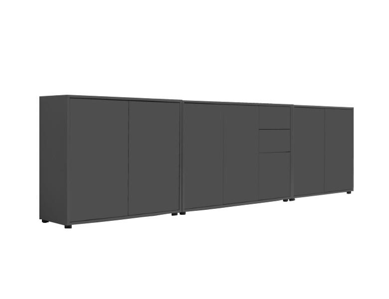 SIDEBOARD Mailand Anthrazit B: 263,5cm