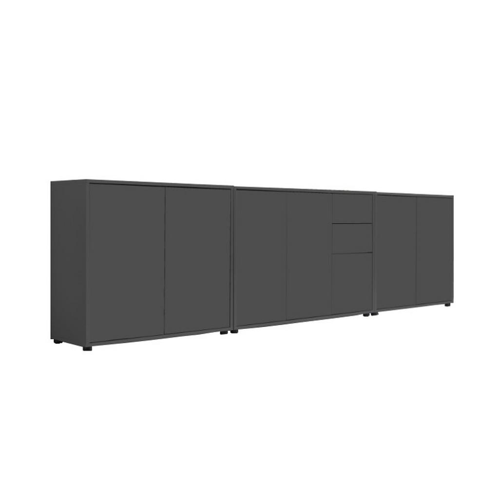 Sideboard Mailand Anthrazit B: 263,5cm