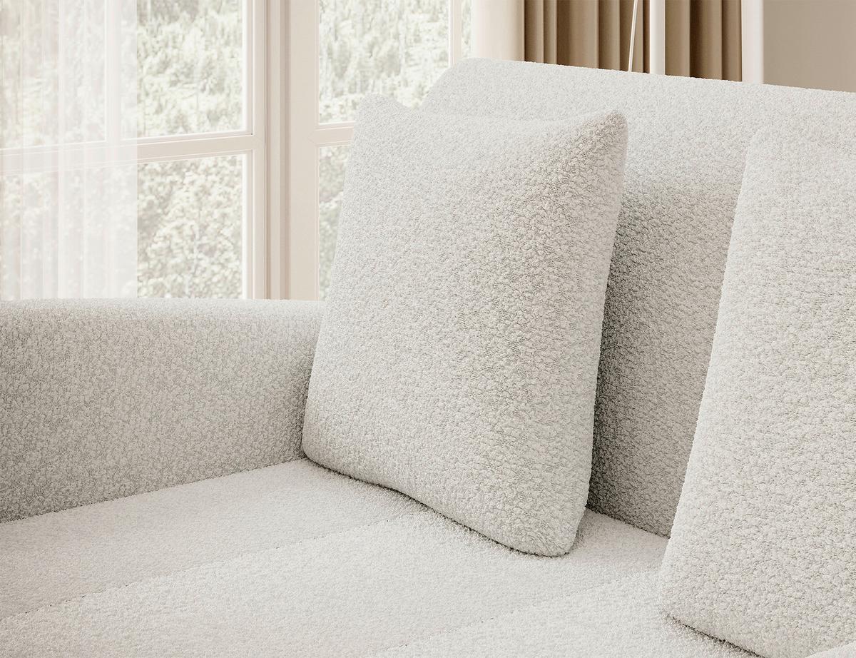 Schlafsofa Ario Weiß B: 130cm - Schwarz/Weiß, Design, Textil (130/85/103cm) - MID.YOU