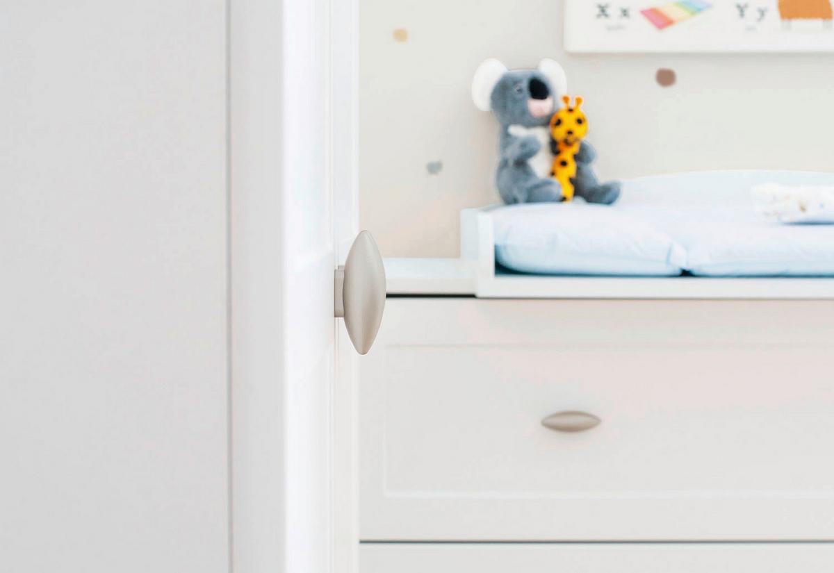 Babyzimmer 100025b Laura - Weiß, Trend, Holzwerkstoff (145/75/90cm) - Pinolino