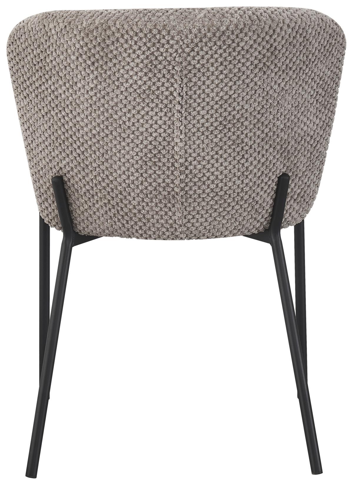 ŽIDLE EMILY - šedá/černá, Lifestyle, kov/dřevo (55/79/59cm) - Mömax