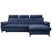 SEDACÍ SESTAVA BADEN - modrá/černá, Design, kov/textil (291/168cm)