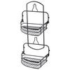 Duschregal Napoli 2 B992493-4 - Schwarz, KONVENTIONELL, Metall (15/27/15cm) - Ondega