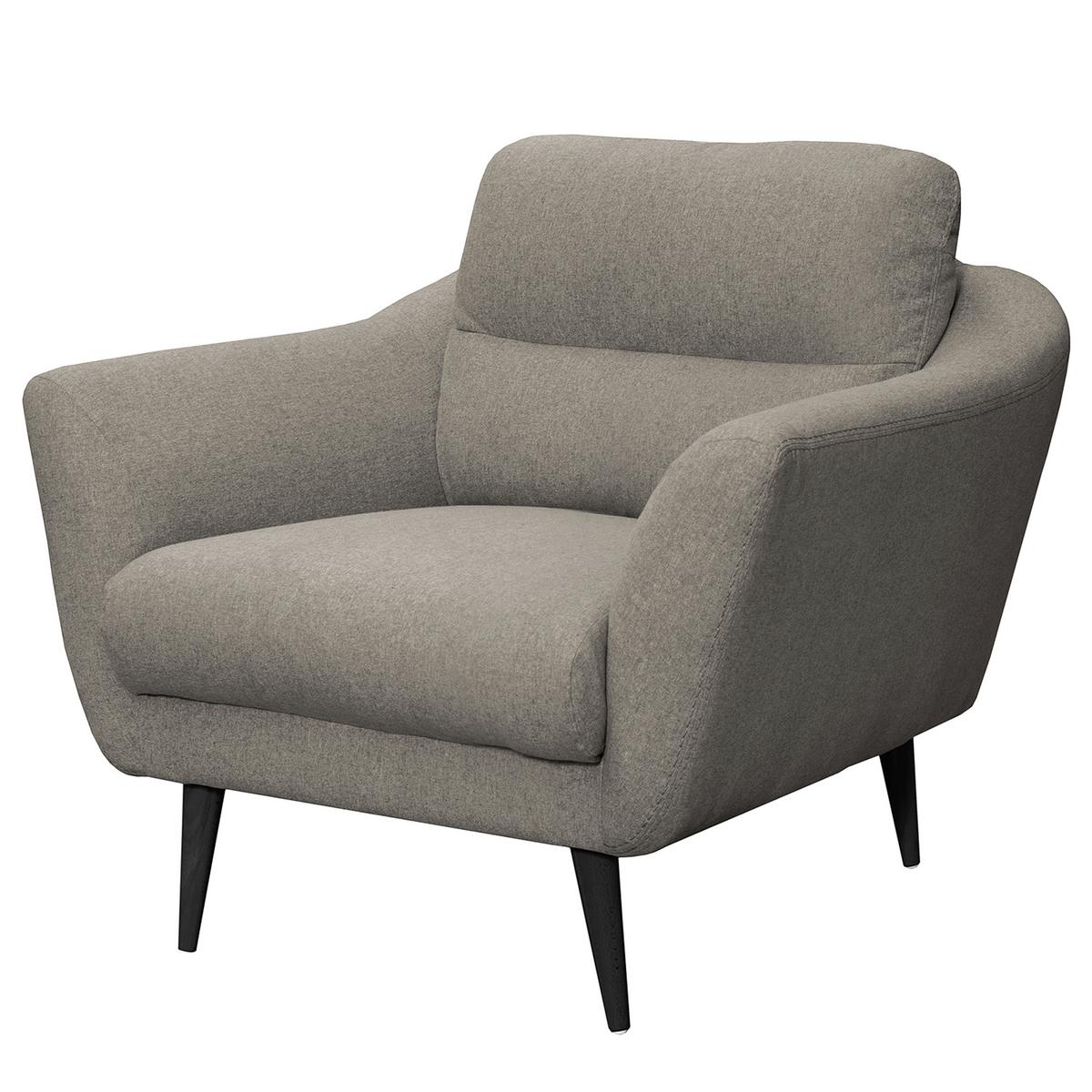 Sessel Tromso Grau B: 92 Cm - Schwarz/Grau, Design, Textil (92/87/88cm) - Livetastic